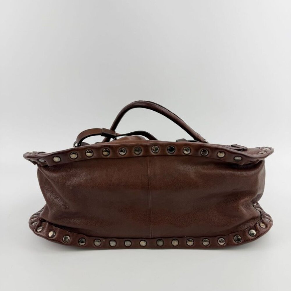 Miu Miu Tote Brown Leather Vintage - Picture 7 of 16